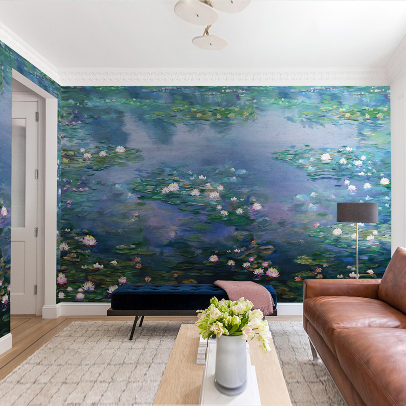 water lilies monet wallpaper